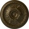 Ekena Millwork Stockport Ceiling Medallion (Fits Canopies up to 6 1/4"), Hand-Painted Brass, 28"OD x 2 3/4"P CM28STBRS - alternate 1